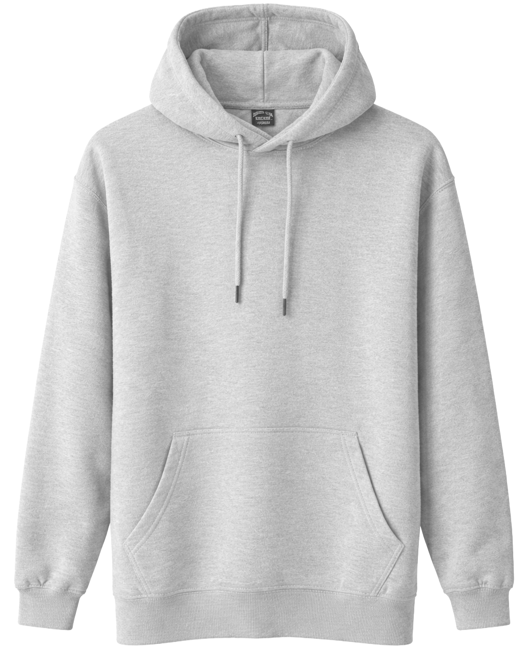 DEATH ROW RECORDS BLANK HOODIE H. GREY - BLANKS