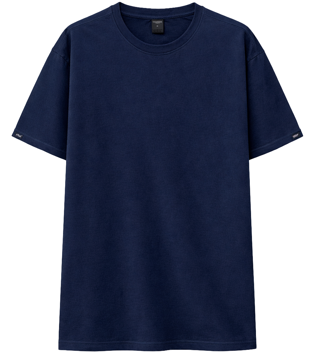 CROOKS & CASTLES BLANK T-SHIRT NAVY - BLANKS