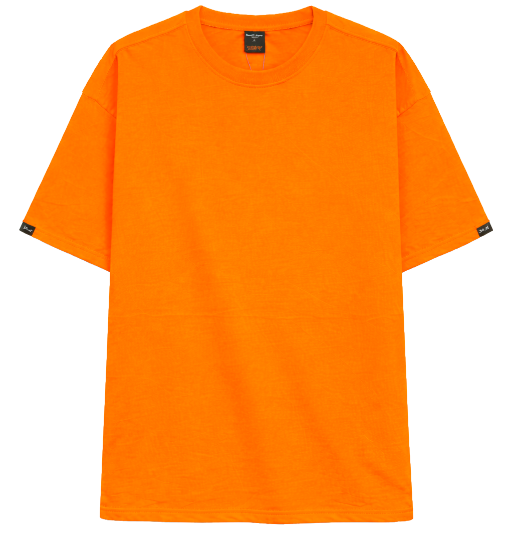 CROOKS & CASTLES BLANK T-SHIRT ORANGE - SN-500 / BLANKS - Steal Deal 