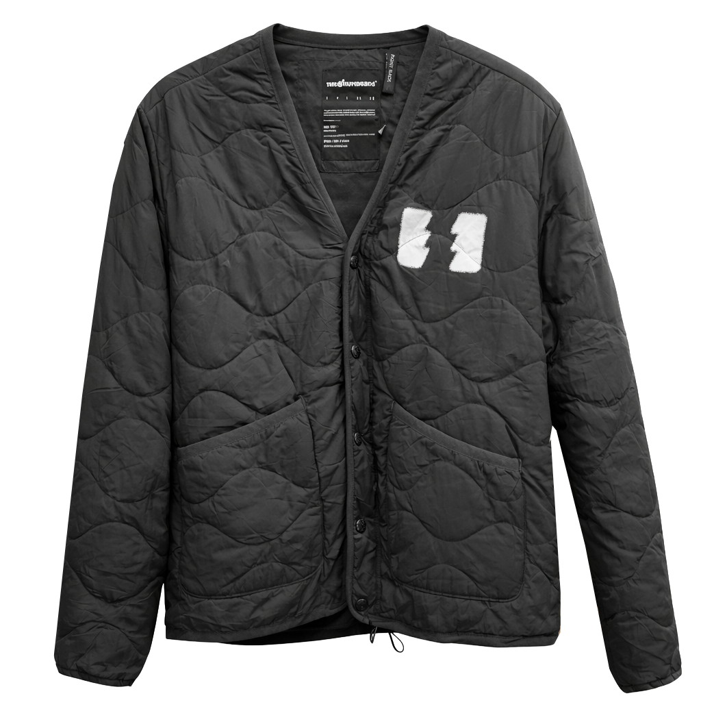 THE HUNDREDS TEENAGER LINER JACKET BLACK - T24F203009