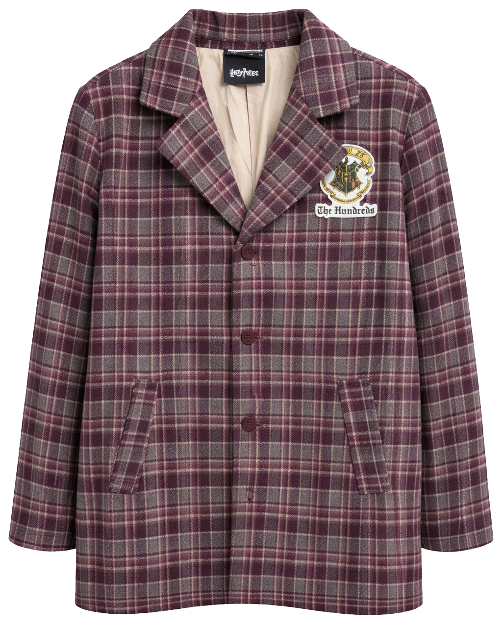 THE HUNDREDS X HARRY POTTER COAT JACKET BURGANDY - T100HPCTJKT