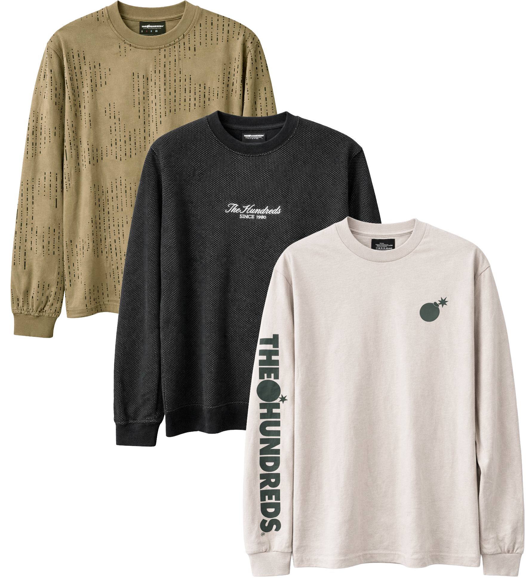 THE HUNDREDS ASSORTED L/S SHIRTS ASST - T100LSTS25