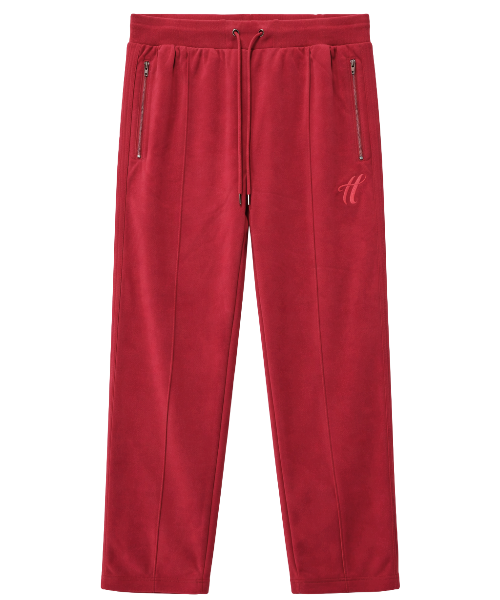 THE HUNDREDS TRACK PANTS BURGUNDY - T24P104012