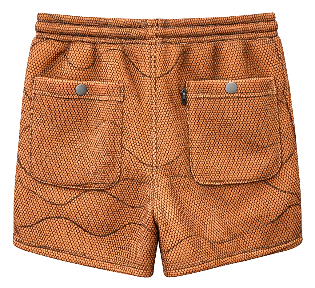 THE HUNDREDS NYLON LINER SHORTS ORANGE - T24S105011