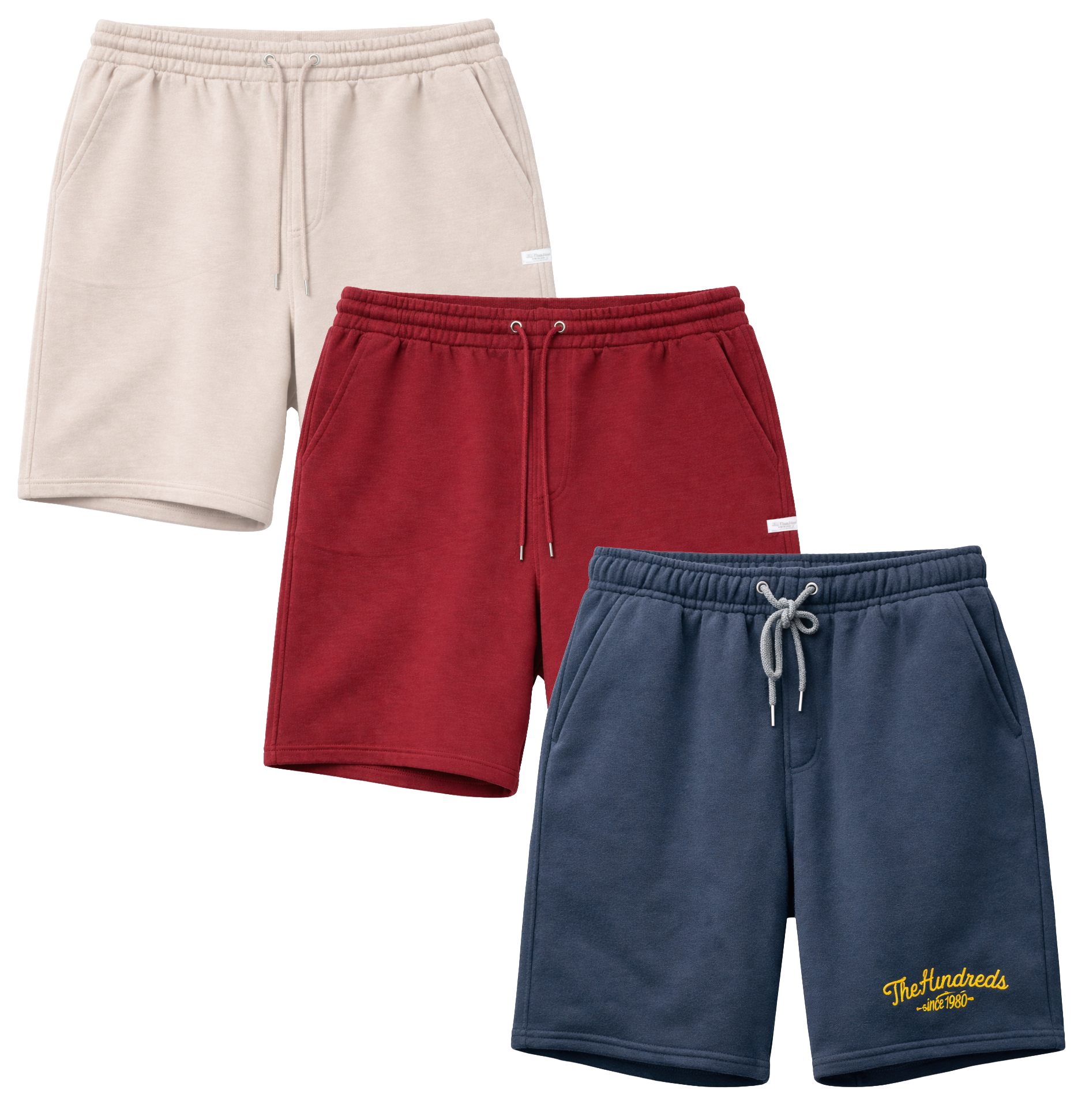 THE HUNDREDS ASSORTED SWEAT SHORTS ASST - T100SWSHT25