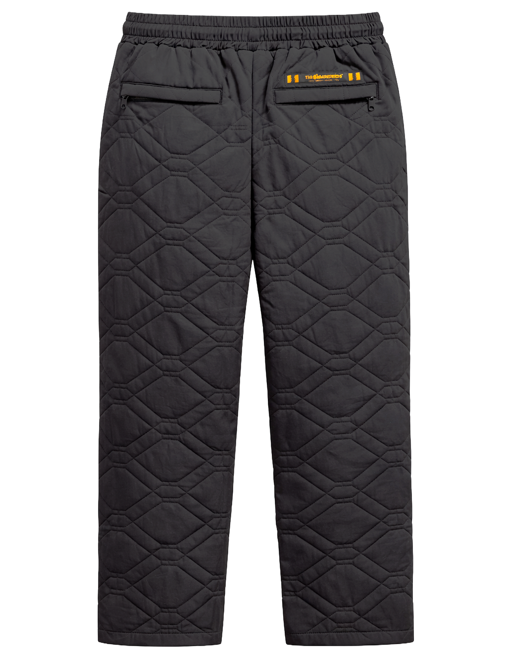 THE HUNDREDS NYLON QUILTED SWEATPANTS BLACK - T24W104012