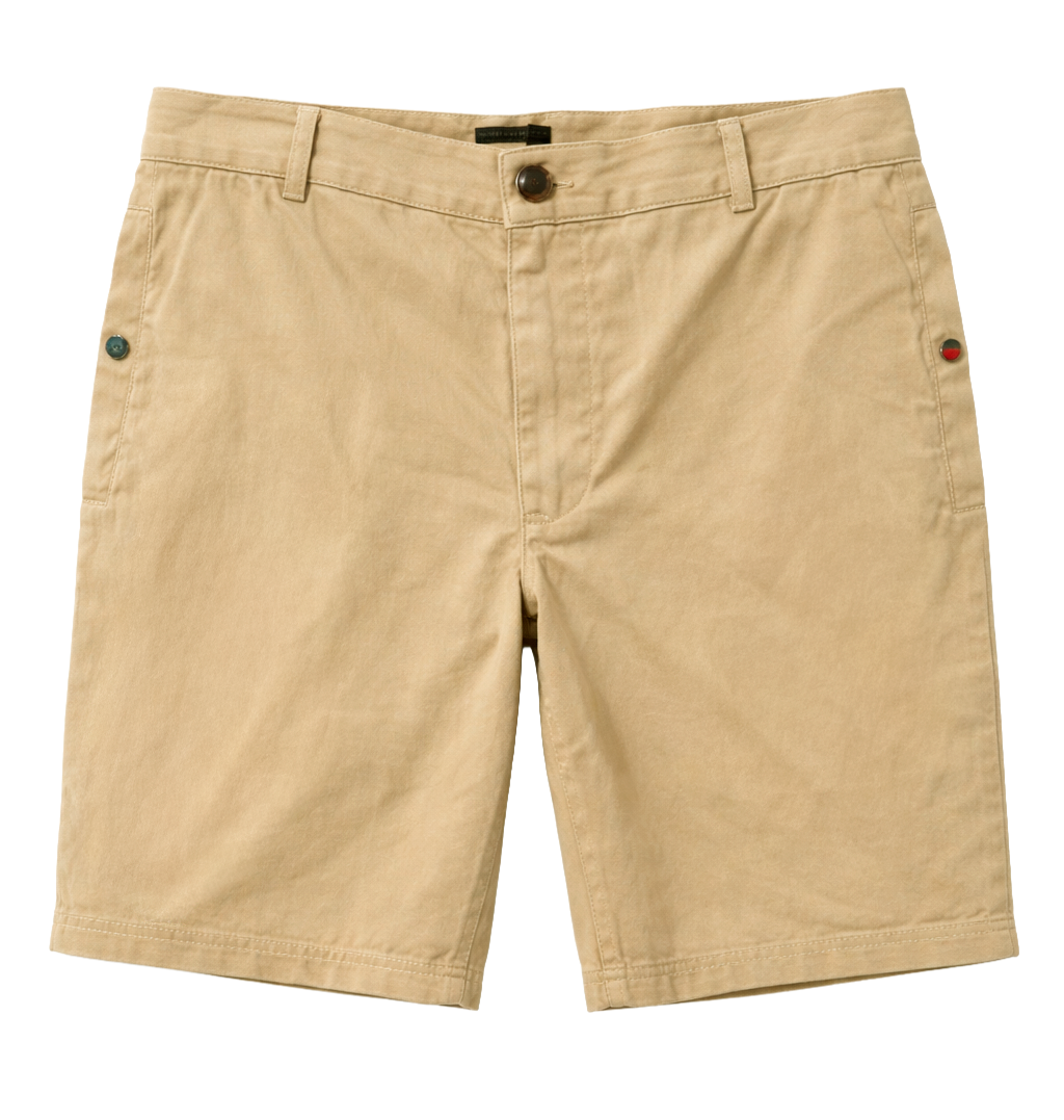 CORDOVA PREMIUM CHINO SHORTS KHAKI - A14CBC01