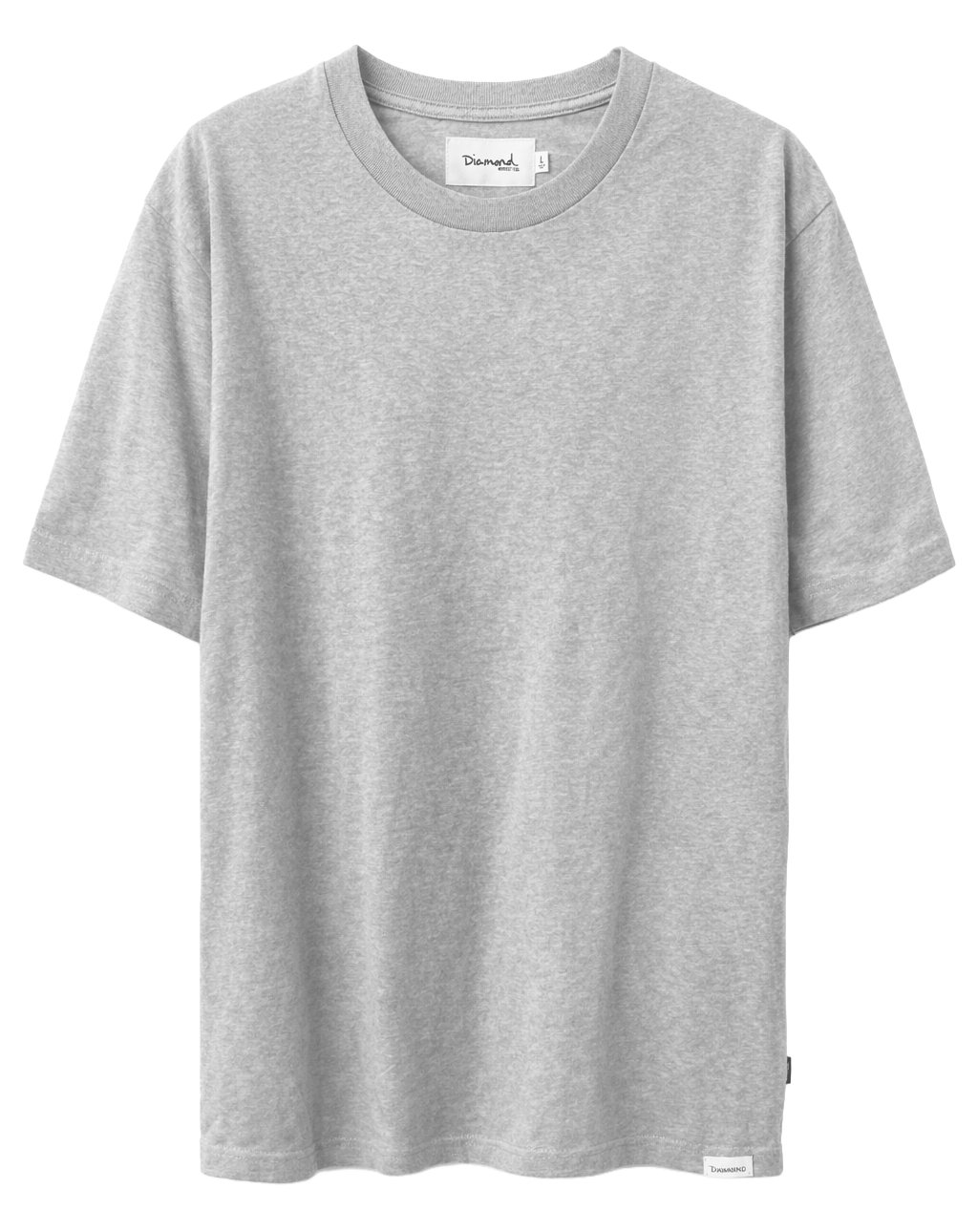 DIAMOND SUPPLY CO BLANK T-SHIRT GREY - BLANKS
