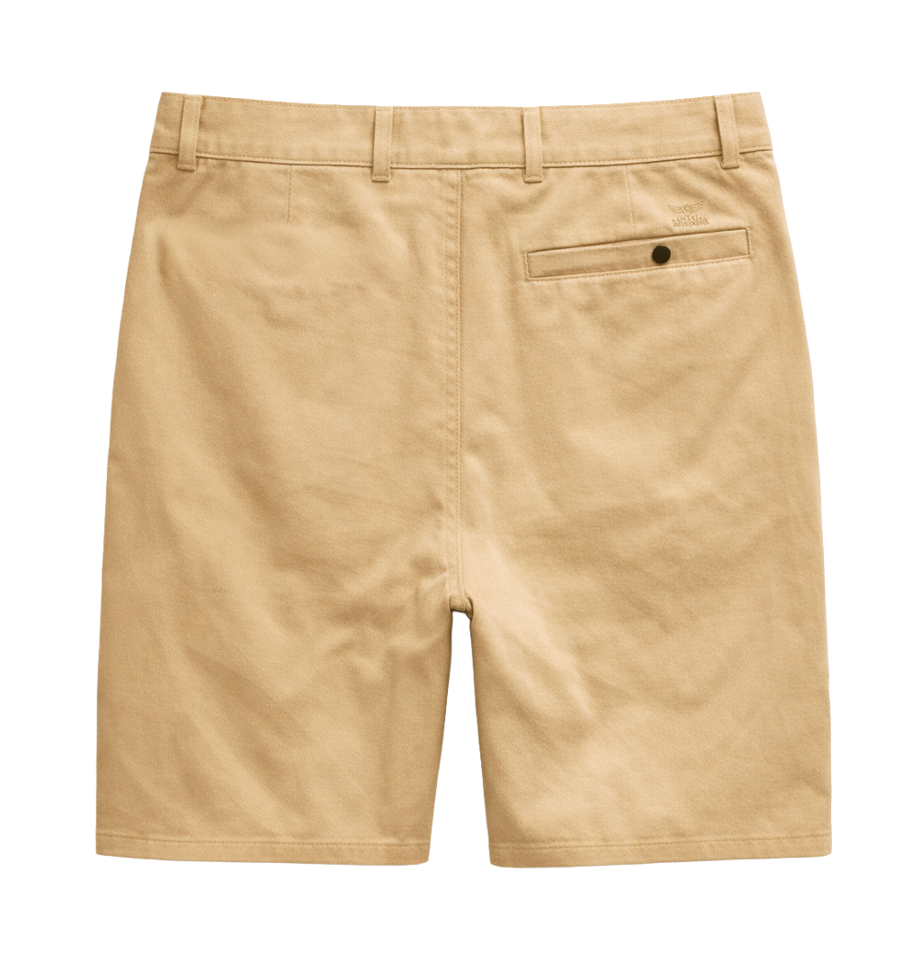 CORDOVA PREMIUM CHINO SHORTS KHAKI - A14CBC01