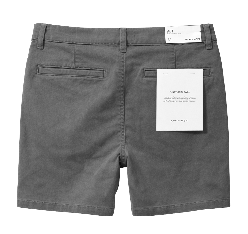 WARP + WEFT CHINO SHORT GREY - 441007
