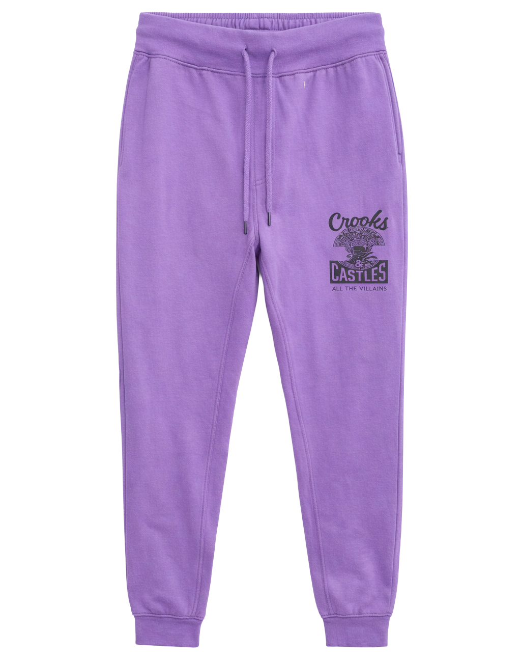 CROOKS & CASTLES GRAPHIC JOGGER PANTS PURPLE - C2150614