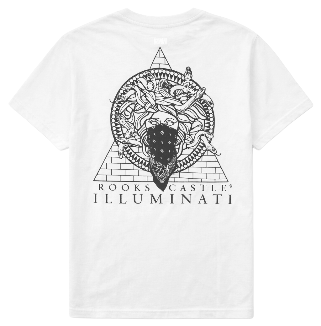 CROOKS & CASTLES GRAPHIC T-SHIRT WHITE - QS200734