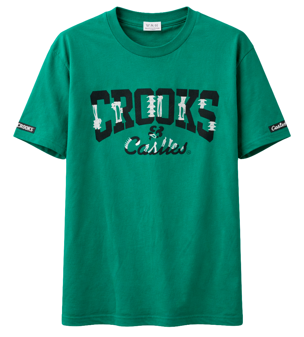 CROOKS & CASTLES GRAPHIC T-SHIRT KELLY GREEN - B2C80701