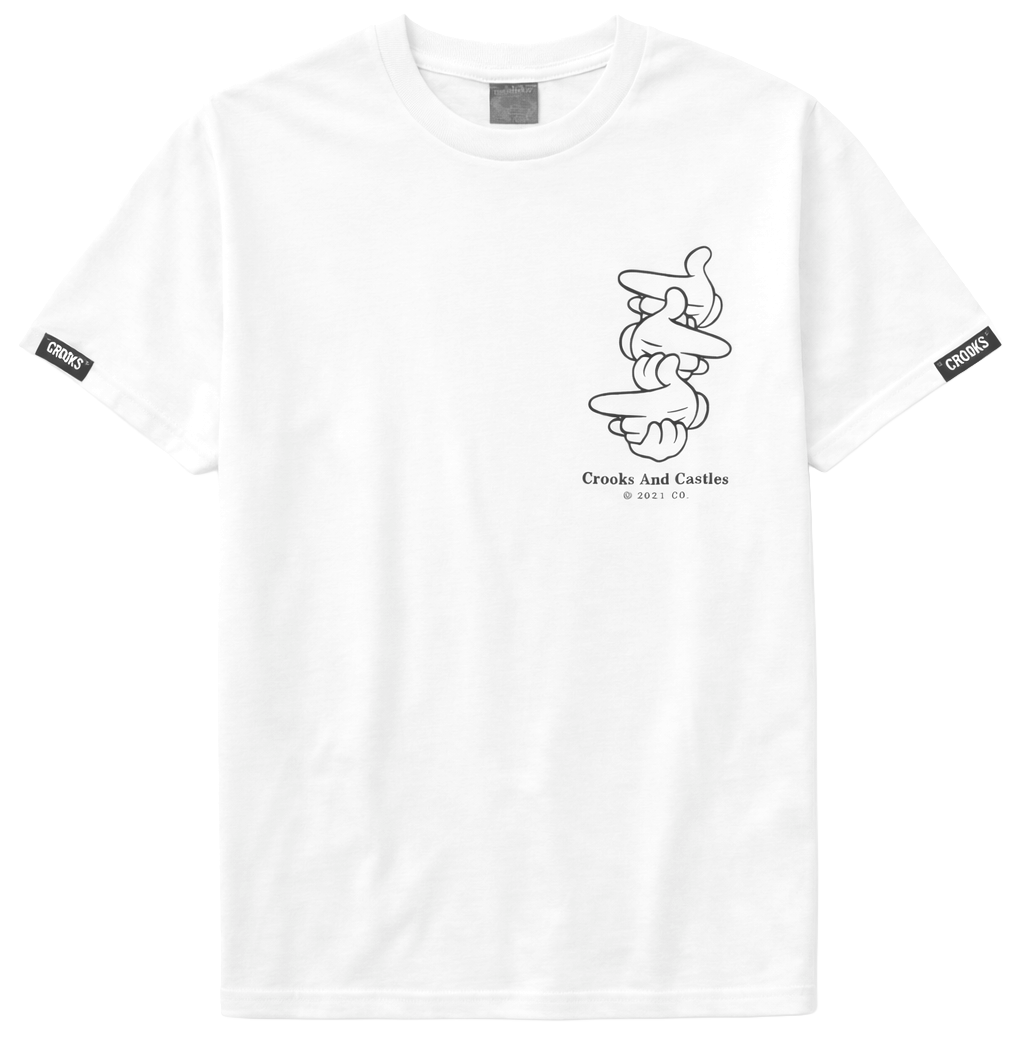 CROOKS & CASTLES GRAPHIC T-SHIRT WHITE - B2Q01732