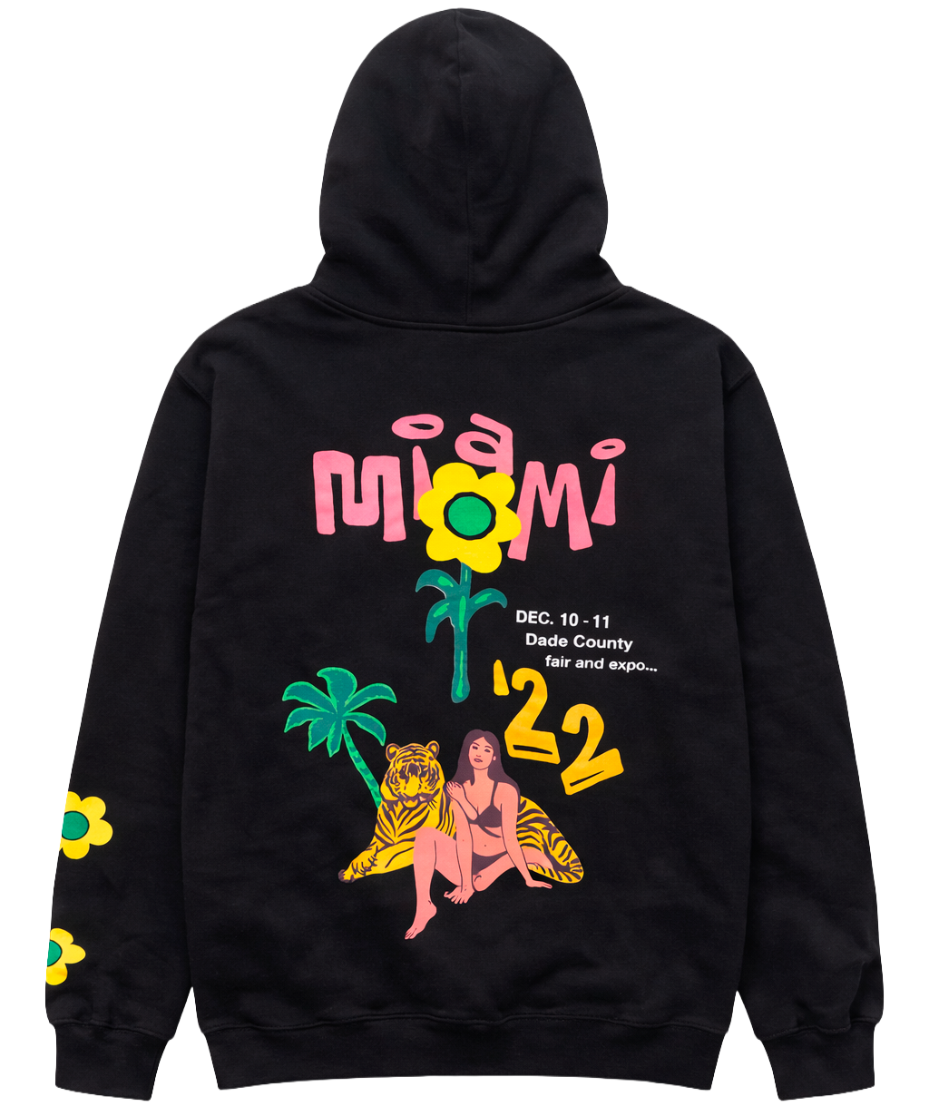VIBRA URBANA MIAMI EXPO HOODIE BLACK - HSUVTIG