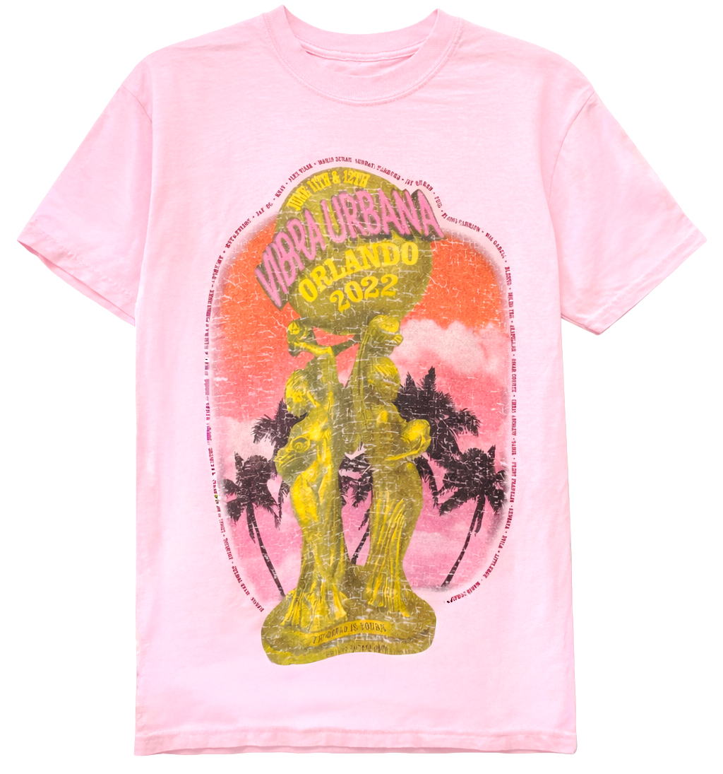 VIBRA URBANA ORLANDO T-SHIRT PINK - SSVUOW