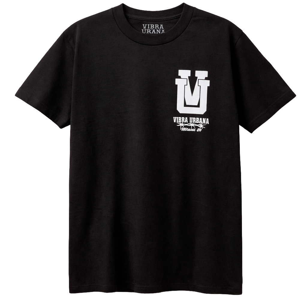 VIBRA URBANA MIAMI T-SHIRT BLACK - SSVUMSTA