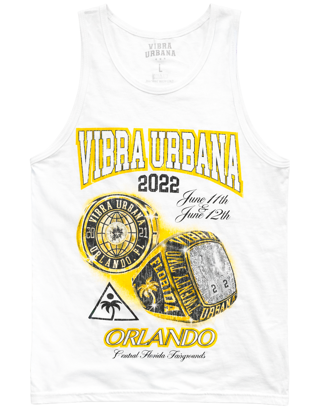 VIBRA URBANA ORLANDO TANK TOP WHITE - TTVUO