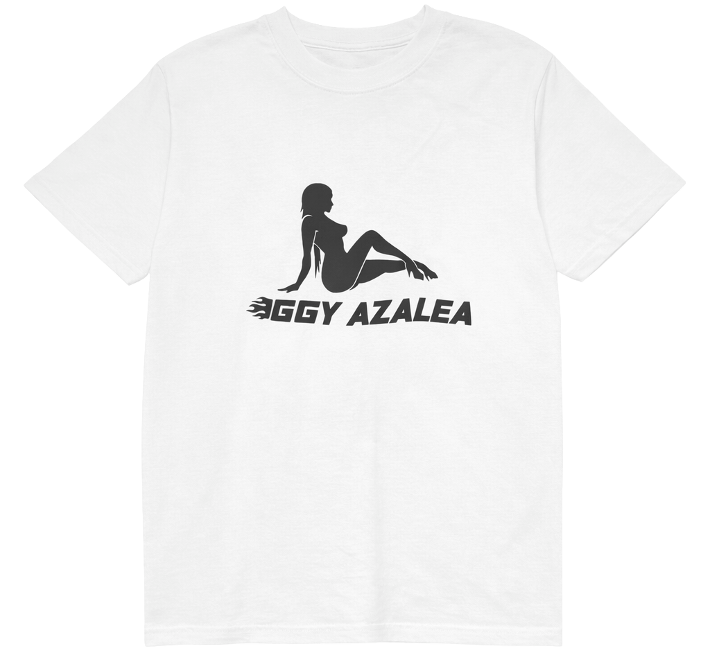 IGGY AZALEA WALK A MILE T-SHIRT WHITE - IGGY-STP