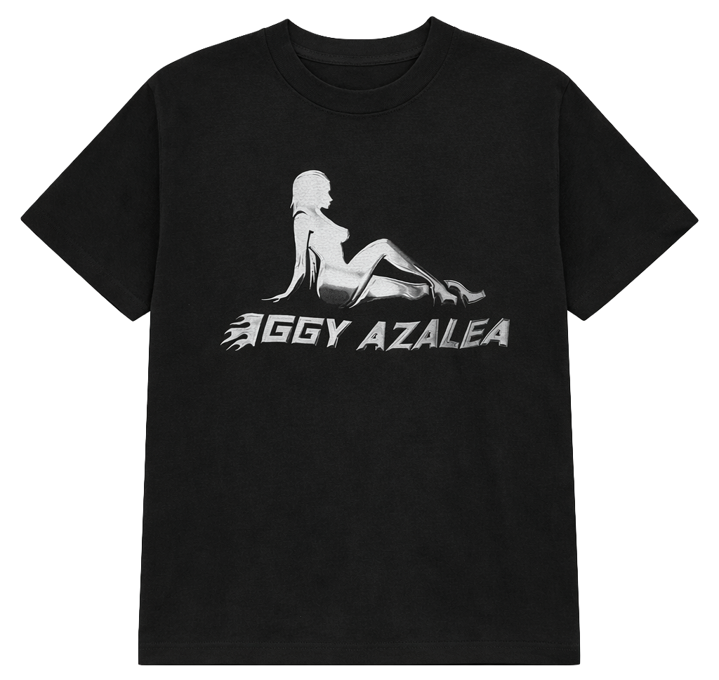 IGGY AZALEA WALK A MILE T-SHIRT BLACK - IGGY-STP