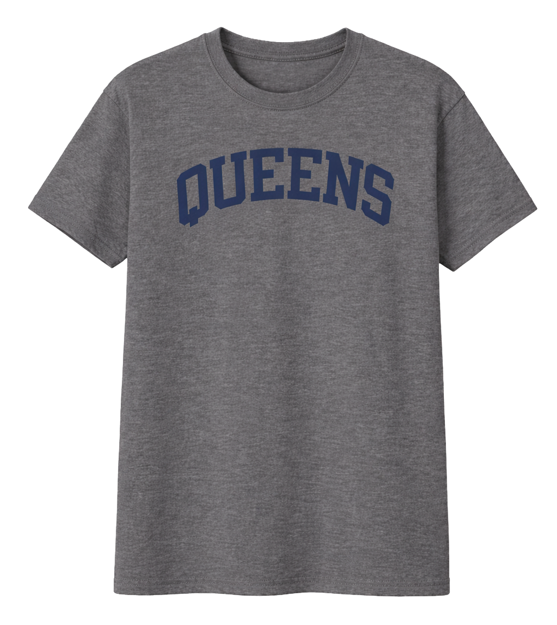 MELROSE PLACE GRAPHIC T-SHIRT CHARCOAL HTR - QUEENS