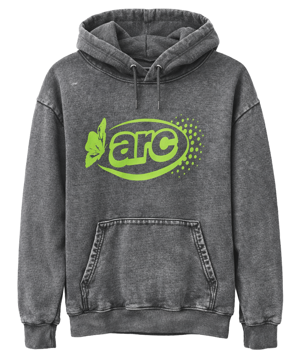 ARC MUSIC FESTIVAL LOGO HOODIE BLACK - HSARCBUT