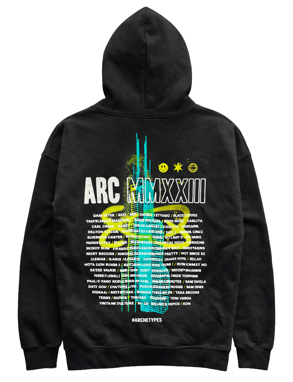 ARC MUSIC FESTIVAL MMXXIII HOODIE BLACK - HSARCBUI