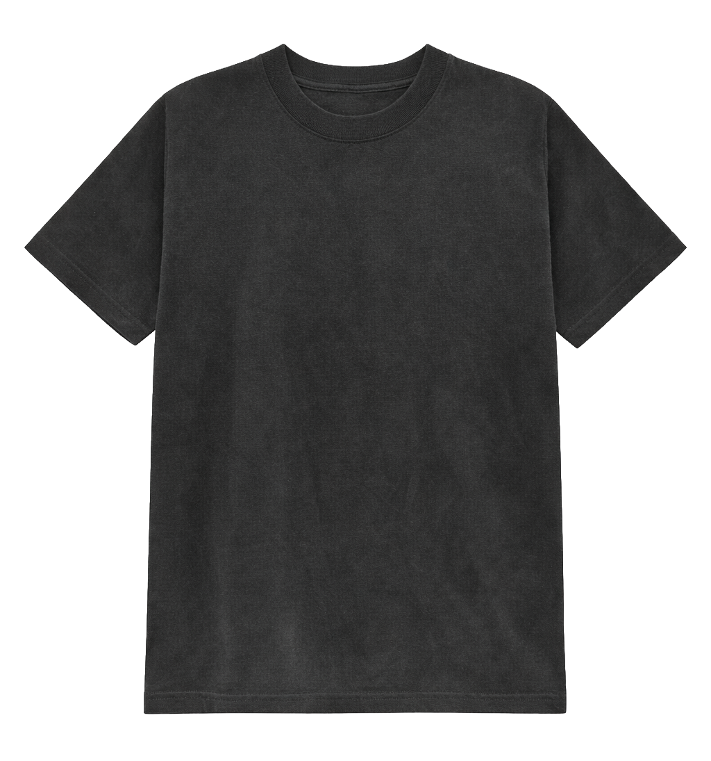 BLANK GARMENT WASH T-SHIRT STRETCH LIMO SNOW WASH - IDPRSSS