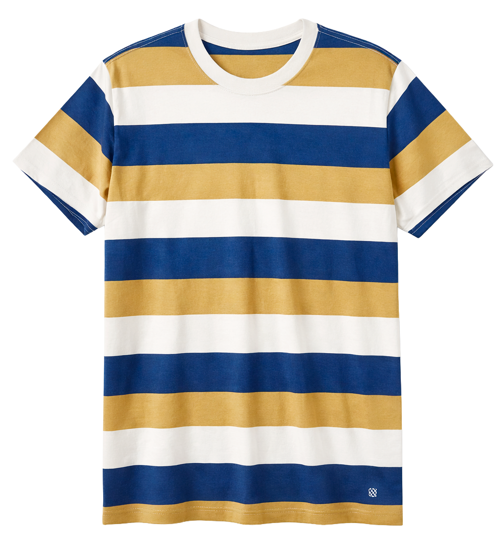 STANCE PREMIERE T-SHIRT TAN STRIPE - M2SS1A23BU