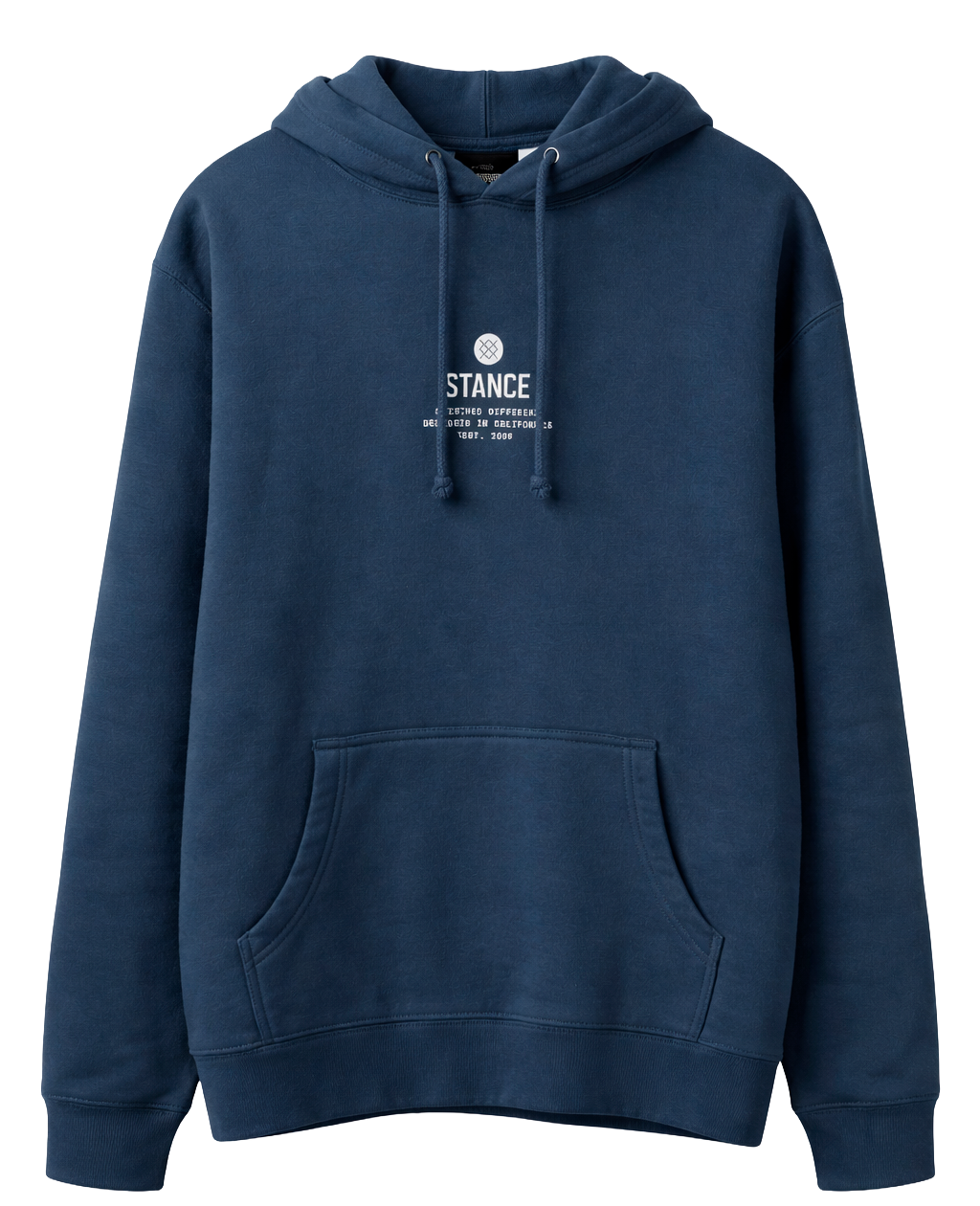 STANCE ESTABLISHED HOODIE NAVY BLUE - AFH1A24STA