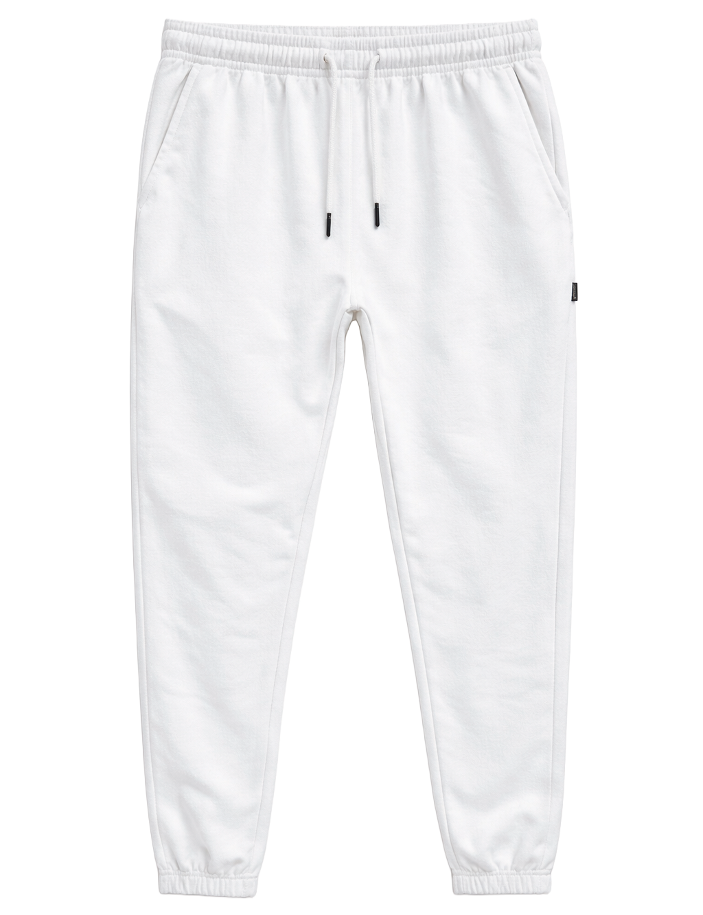 CROOKS & CASTLES BLANK JOGGER PANTS WHITE - BLANKS