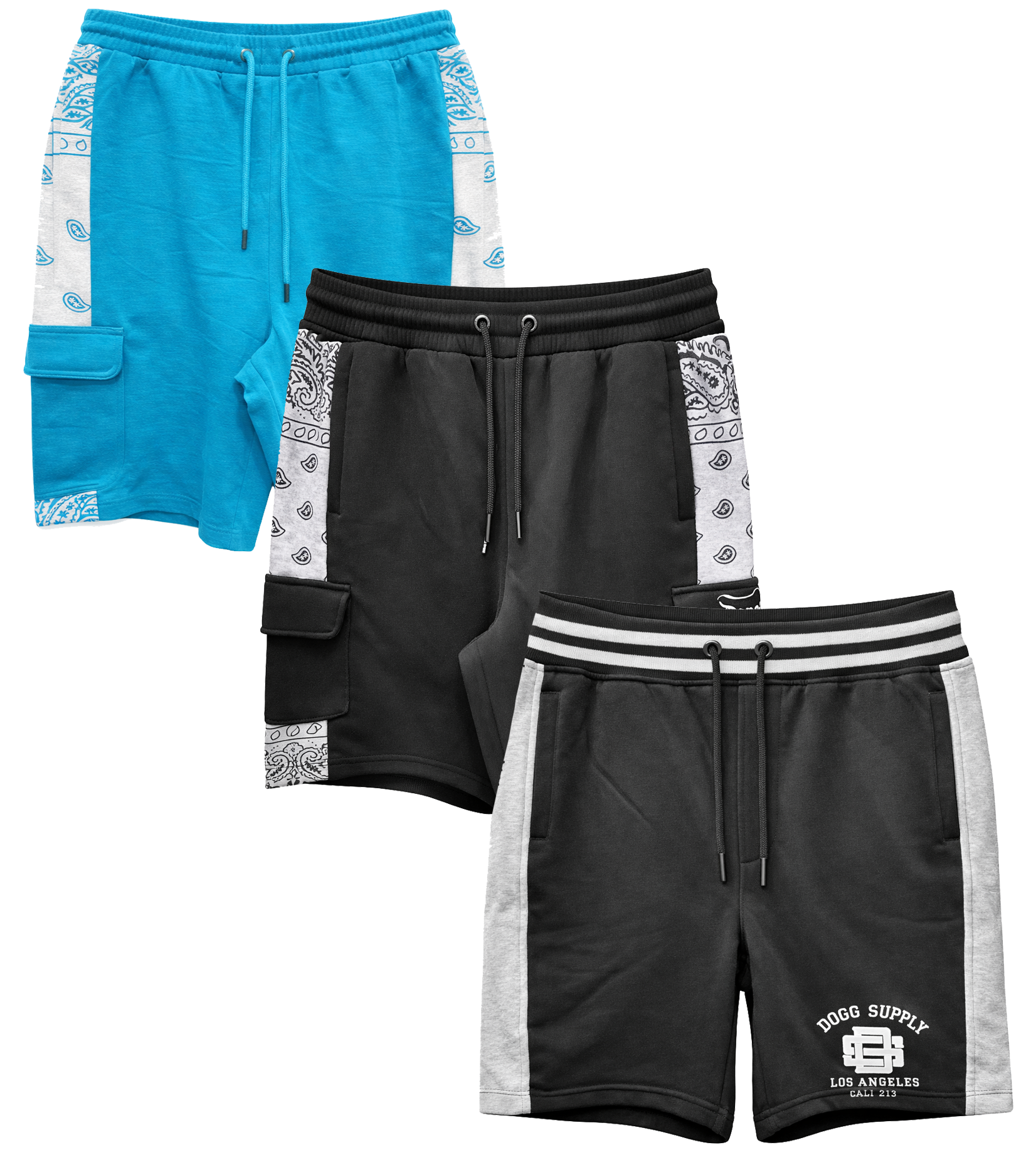 DOGG SUPPLY ASSORTED SWEATSHORTS ASST - DSSWTSHT