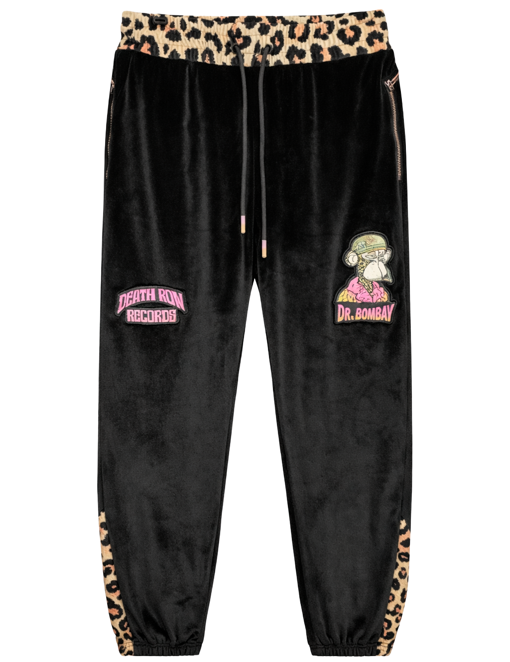 DEATH ROW RECORDS DIRTY PRINT JOGGER PANTS BLACK - 2XC01614