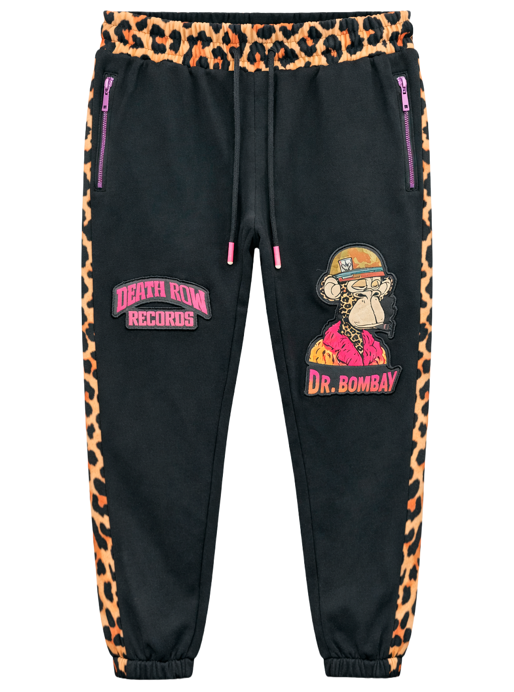 DEATH ROW RECORDS DIRTY PRINT JOGGER PANTS BLACK - 2XC01615