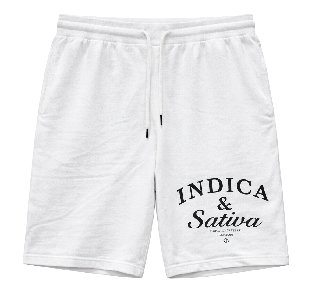 CROOKS & CASTLES ASSORTED DIRTY PRINT SWEATSHORTS BLK/WHT - INDICA & S