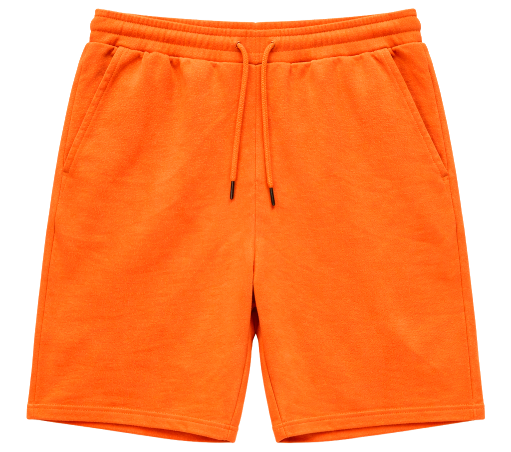 CROOKS & CASTLES BLANK SWEATSHORTS P. ORANGE - BLANKS