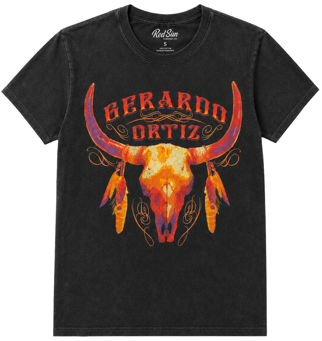 GERARDO ORTIZ BANDA TOUR T-SHIRT BLACK - GOT005
