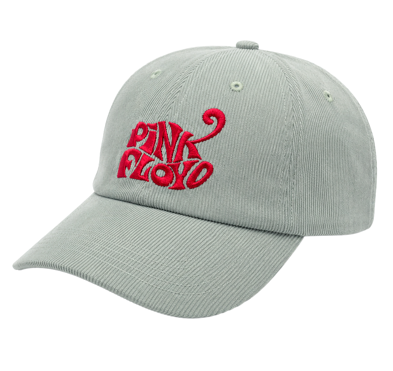 LICENSED PINK FLOYD CORDUROY STRAPBACK HAT LIGHT BLUE - PNKFDHT