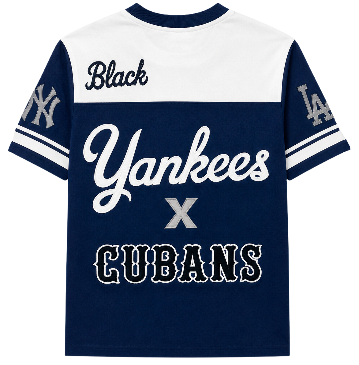 SD SPORT BASEBALL JERSEY T-SHIRT NAVY - SM4107NV