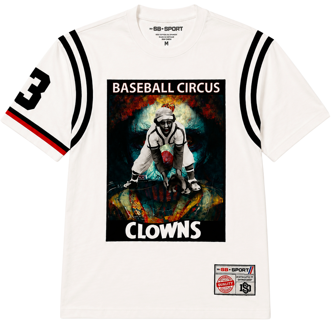 SD SPORT BASEBALL CIRCUS T-SHIRT WHITE - SM4106WH