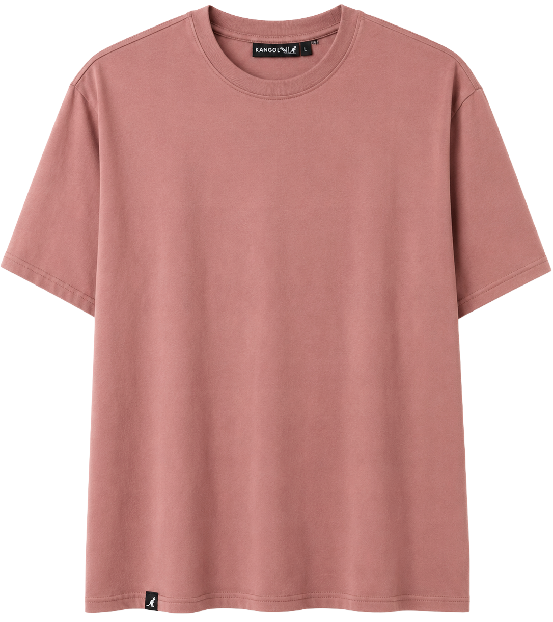 KANGOL RELAXED SOLID T-SHIRT BURLWOOD - K90260