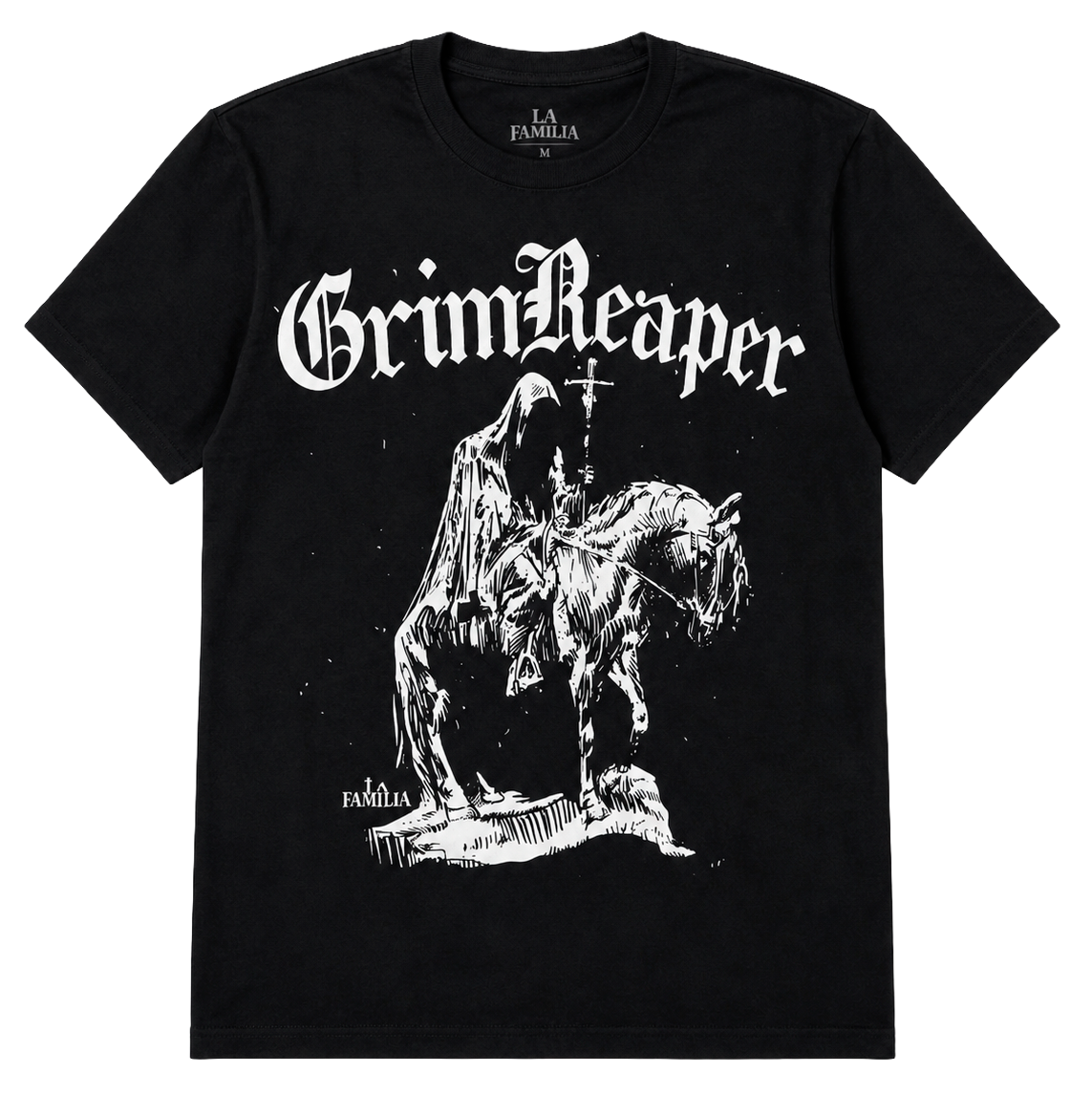 LA FAMILIA GRAPHIC T-SHIRT BLACK - LFHOL24SS022