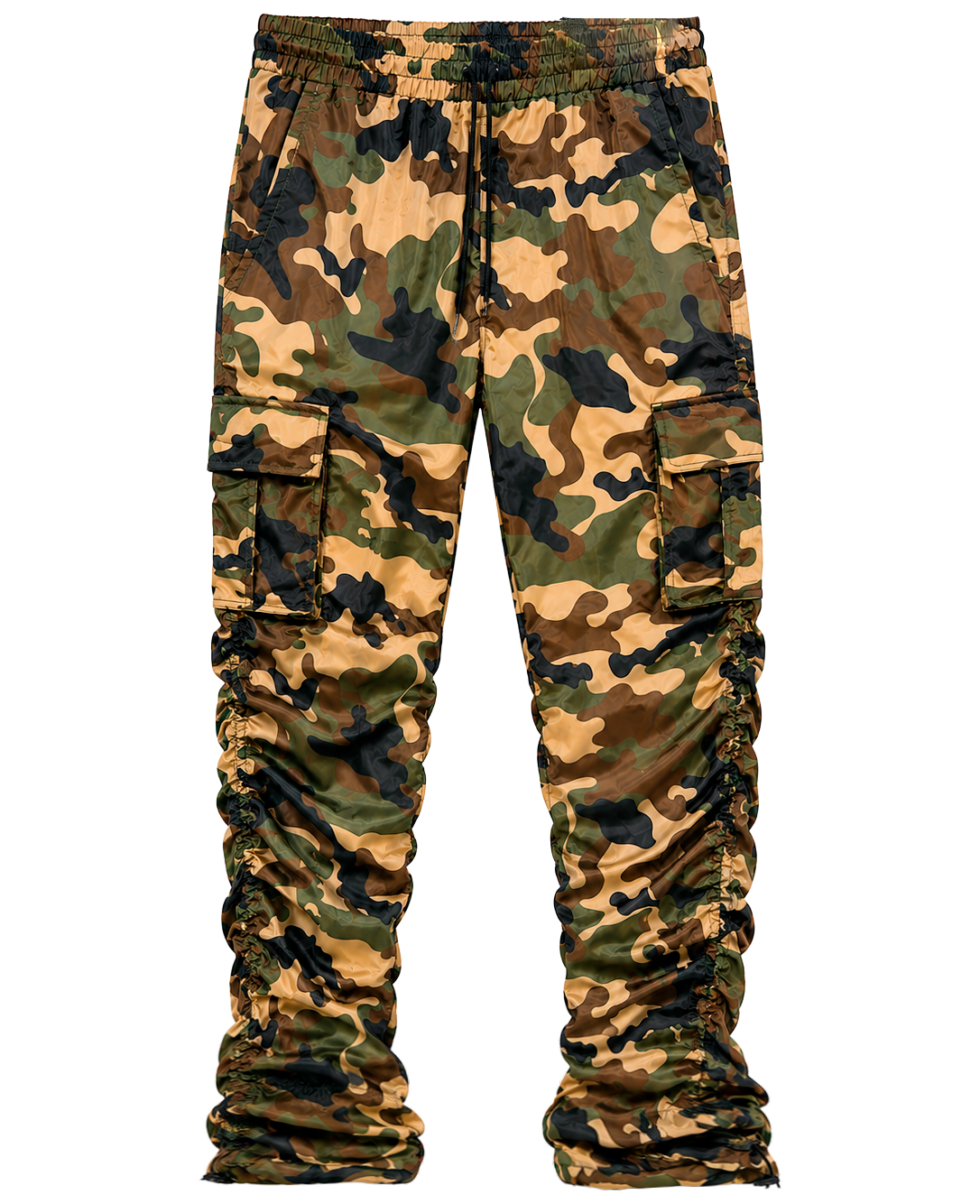 REBEL MINDS CARGO WINDBREAKER PANTS WOODLAND - 152-449