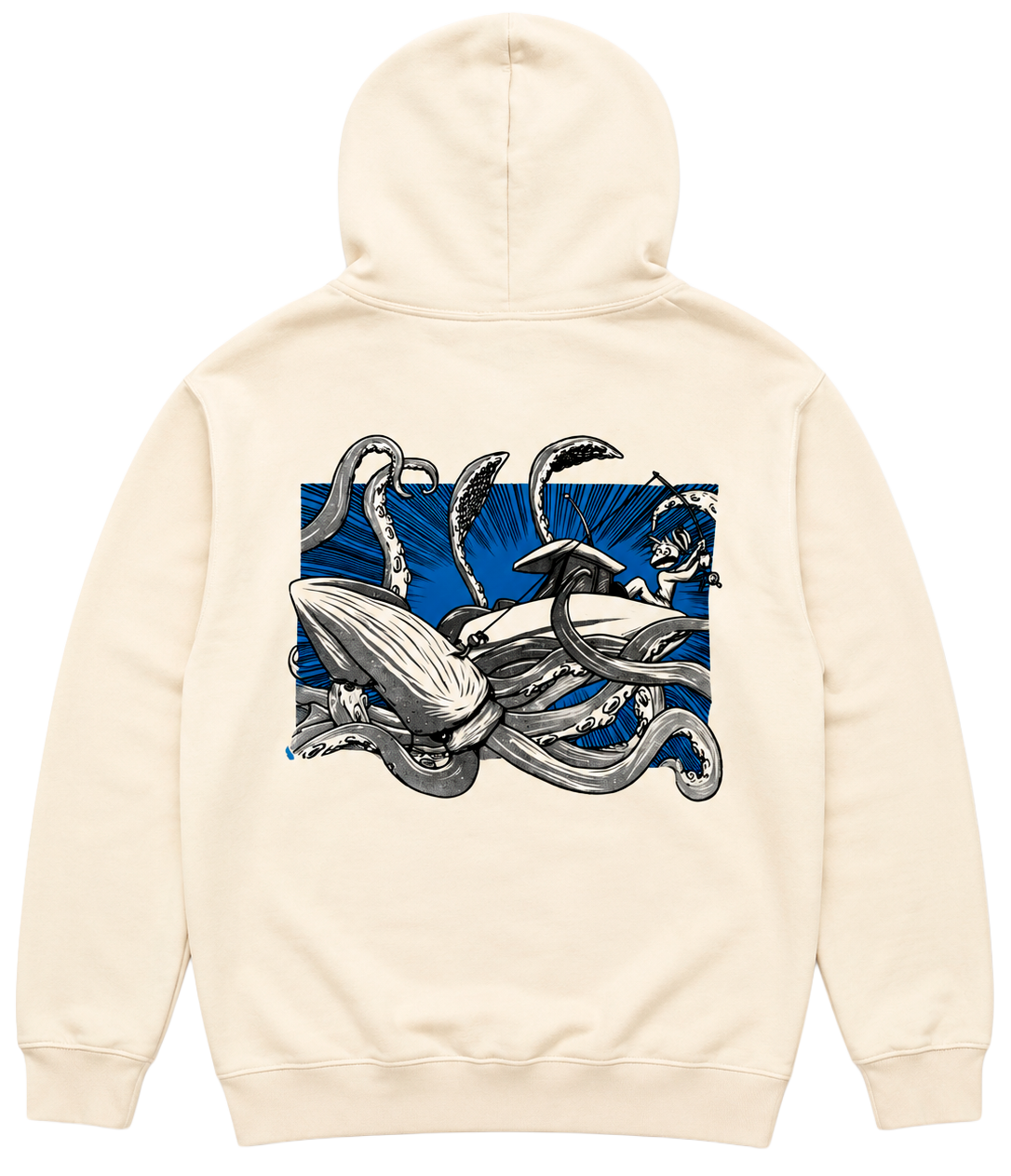 LICENSED DO BIG STUDIOS GRAPHIC HOODIE NATURAL - CRMBLU