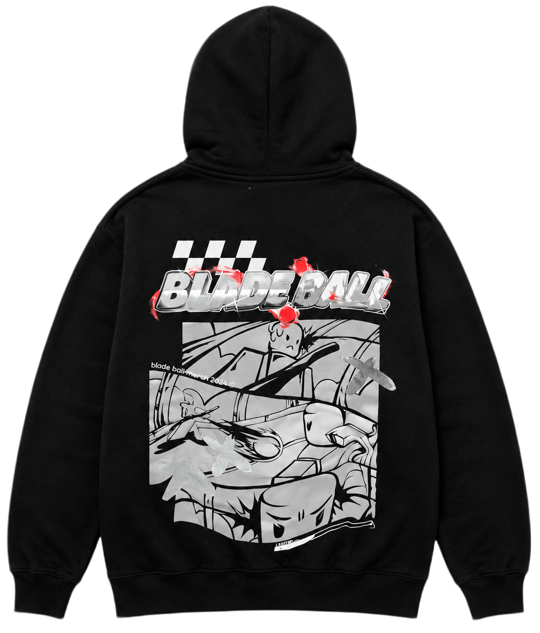 LICENSED BLADE BALL GRAPHIC HOODIE BLACK - BB0004