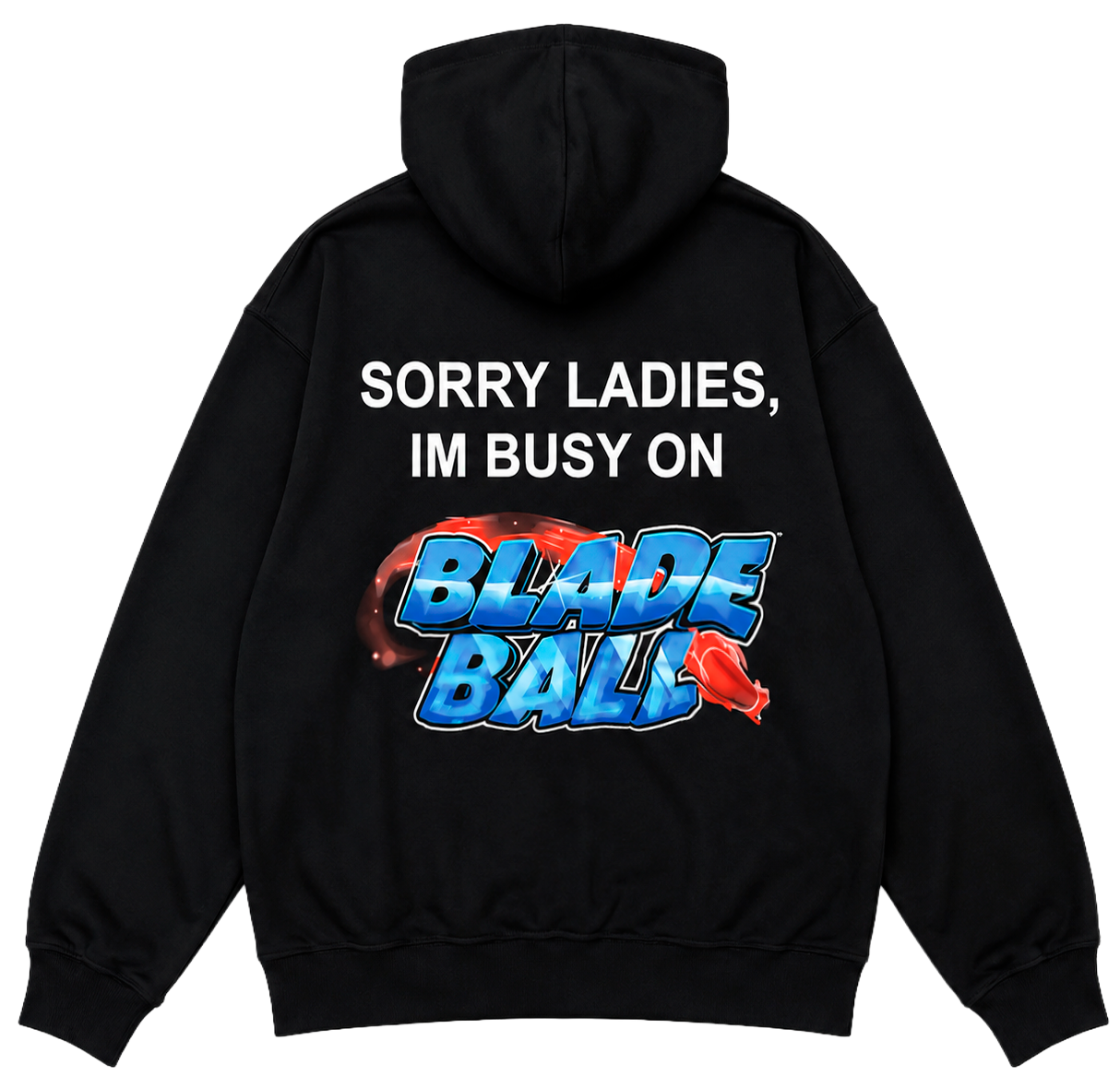 LICENSED BLADE BALL GRAPHIC HOODIE BLACK - BB0001