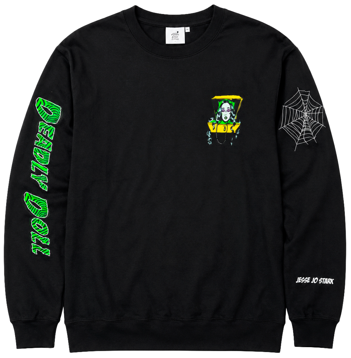 LICENSED MUSIC DEADLY DOLL CREWNECK BLACK - DDCNA