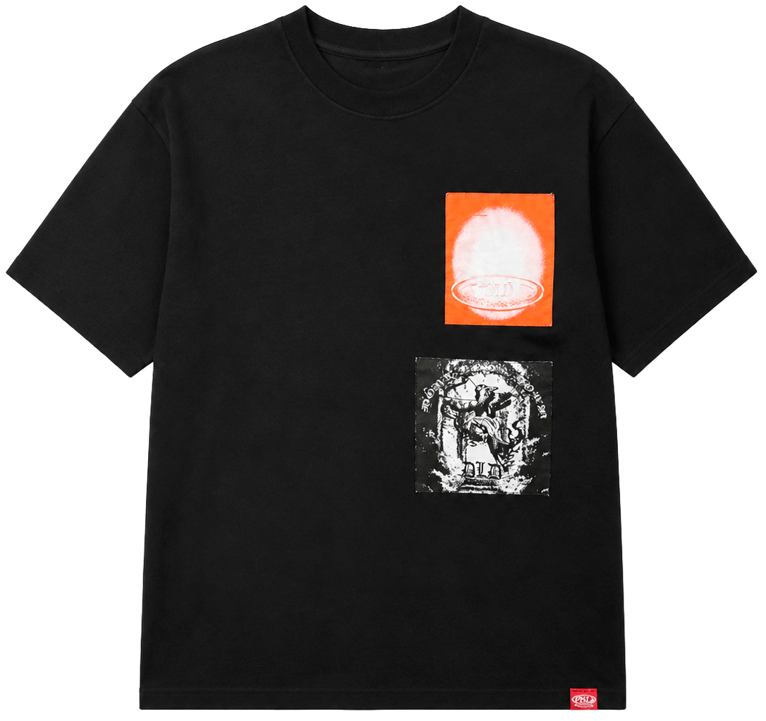DLD OVERSIZED GRAPHIC T-SHIRT BLACK - DYF1-25T45