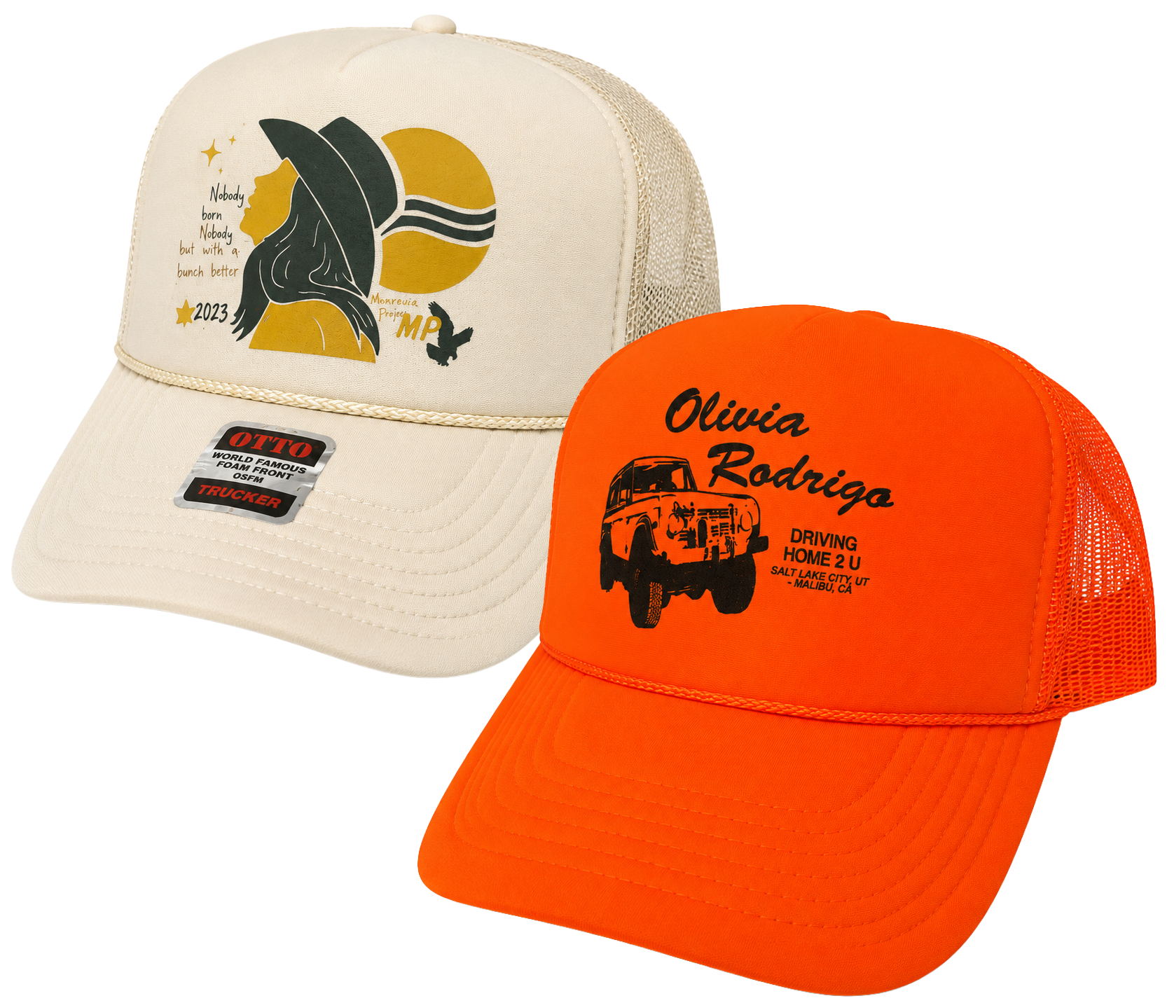LICENSED MUSIC TRUCKER HATS ASSORTED 2-COLOR - TKHT26