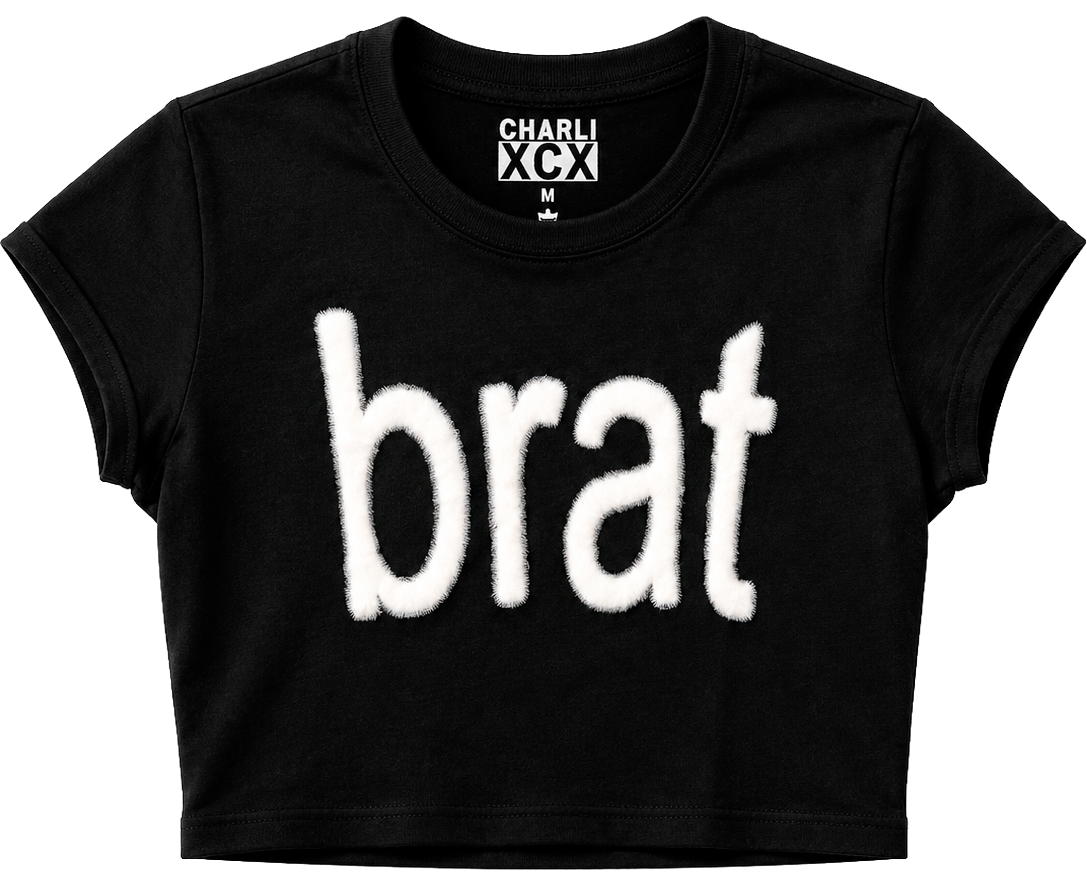 WOMENS CHARLI XCX ASSORTED CROP TOPS ASST - BRAT